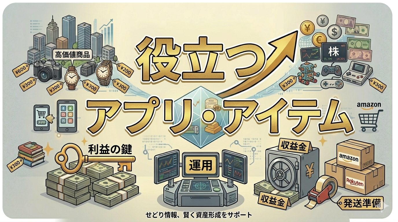 役立つアプリ・アイテム