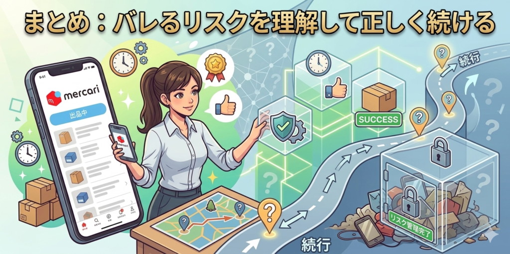 まとめ:バレるリスクを理解して正しく続ける
